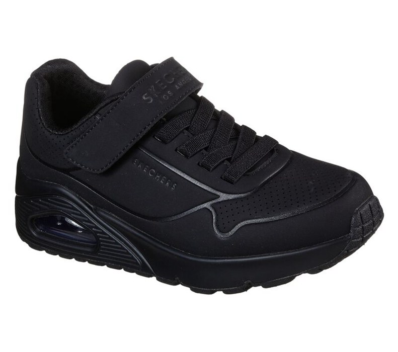 Skechers Pojkar Svarta Sneakers - Uno - Air Blitz - Sverige (YWIFT-1039)